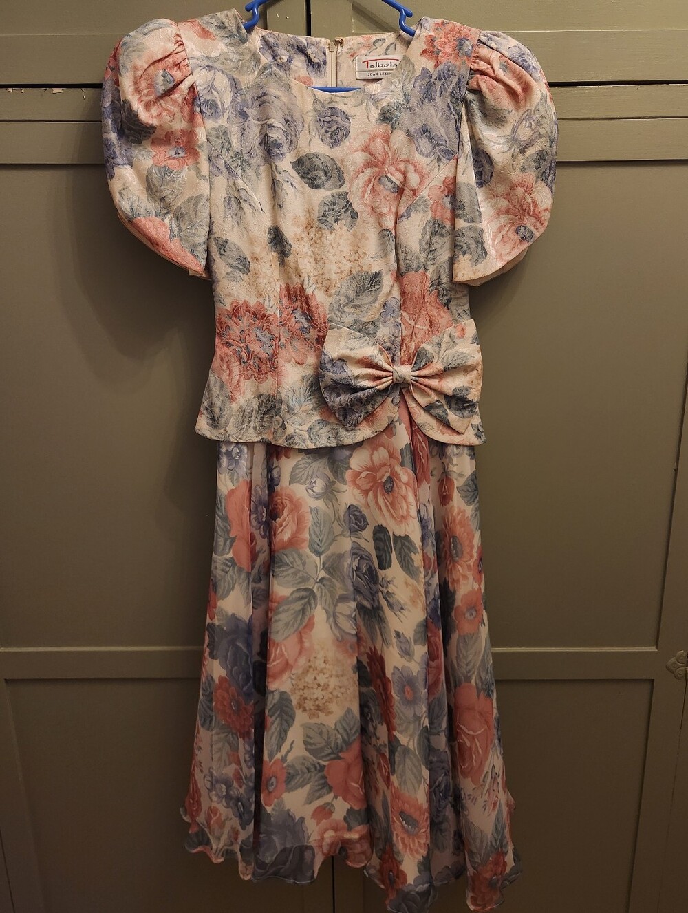 Talbots Joan Leslie Vintage Bow Dress